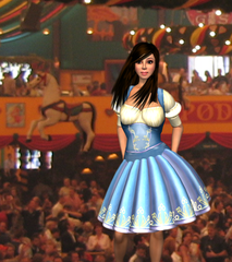 Mari at Oktoberfest