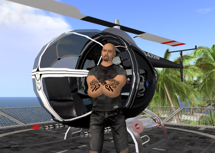 My helicopter, actually